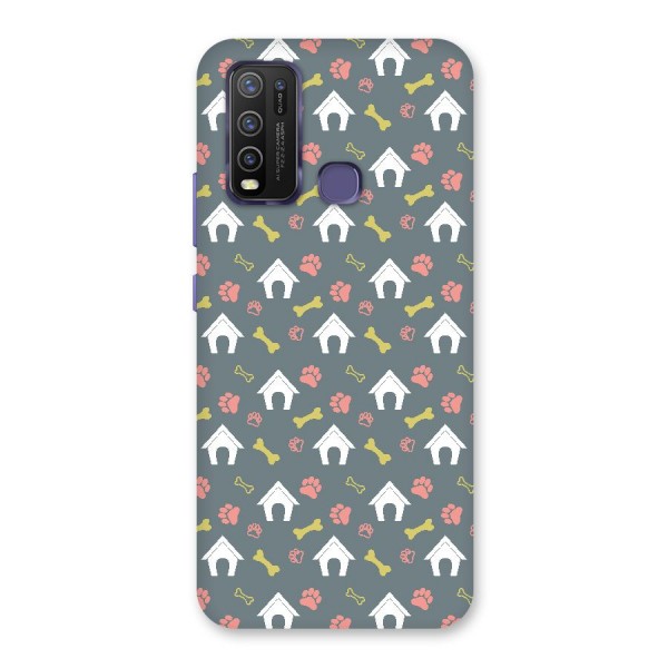 Dog Pattern Back Case for Vivo Y30