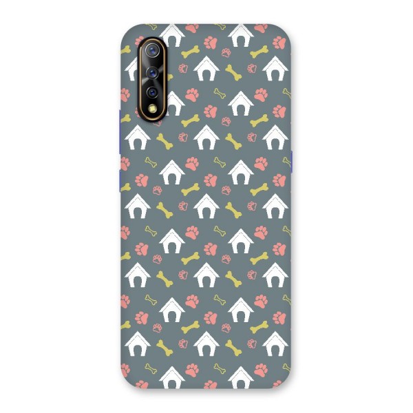 Dog Pattern Back Case for Vivo Z1x