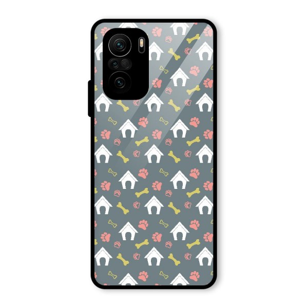 Dog Pattern Glass Back Case for Mi 11x