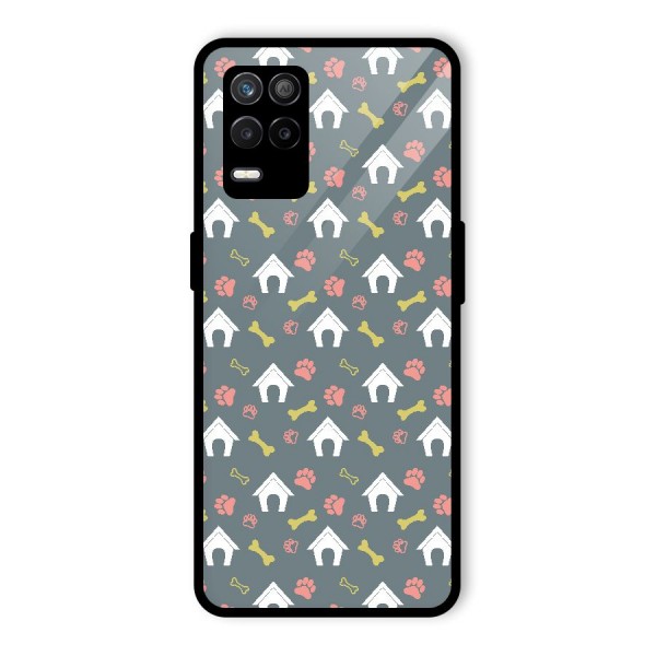 Dog Pattern Glass Back Case for Realme 9 5G