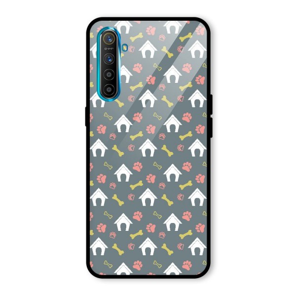 Dog Pattern Glass Back Case for Realme XT