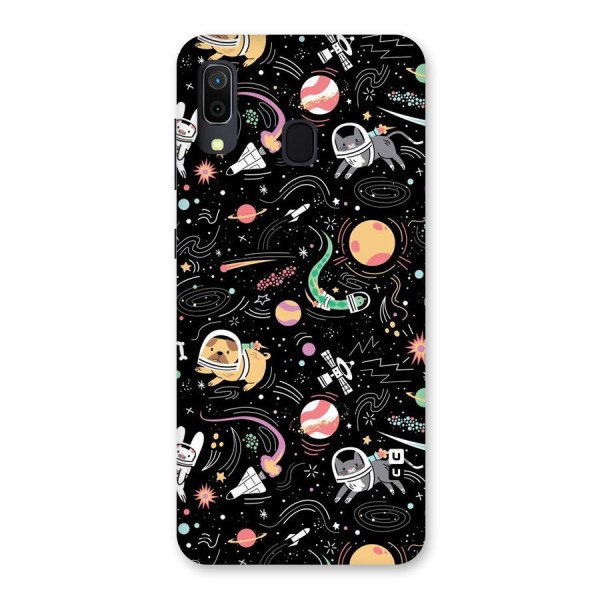 Dog Planetarium Back Case for Galaxy A30