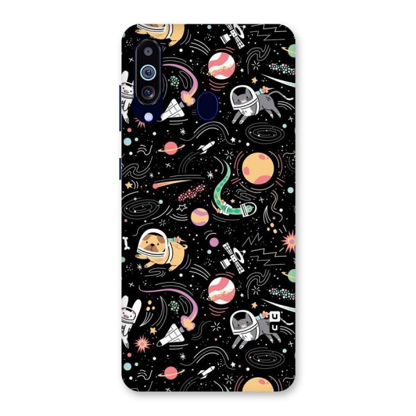 Dog Planetarium Back Case for Galaxy A60