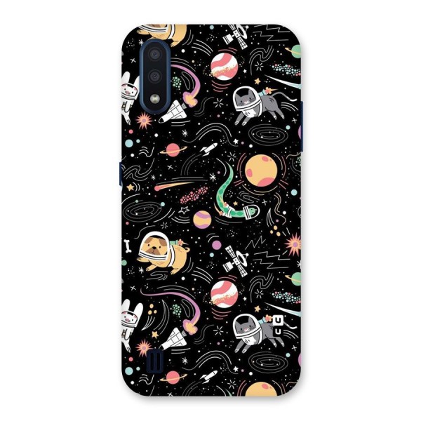 Dog Planetarium Back Case for Galaxy M01