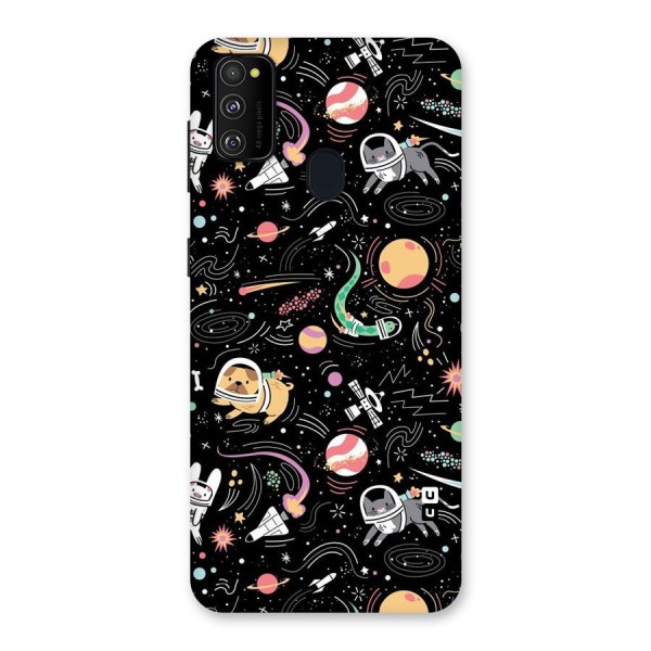 Dog Planetarium Back Case for Galaxy M21