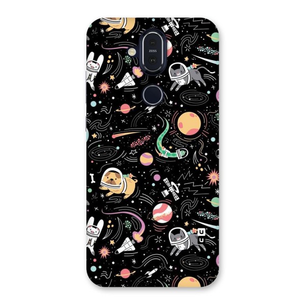 Dog Planetarium Back Case for Nokia 8.1