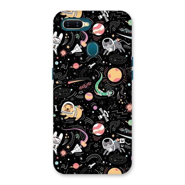 Dog Planetarium Back Case for Oppo A12