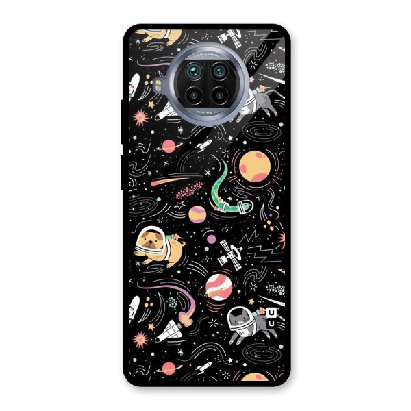 Dog Planetarium Glass Back Case for Mi 10i