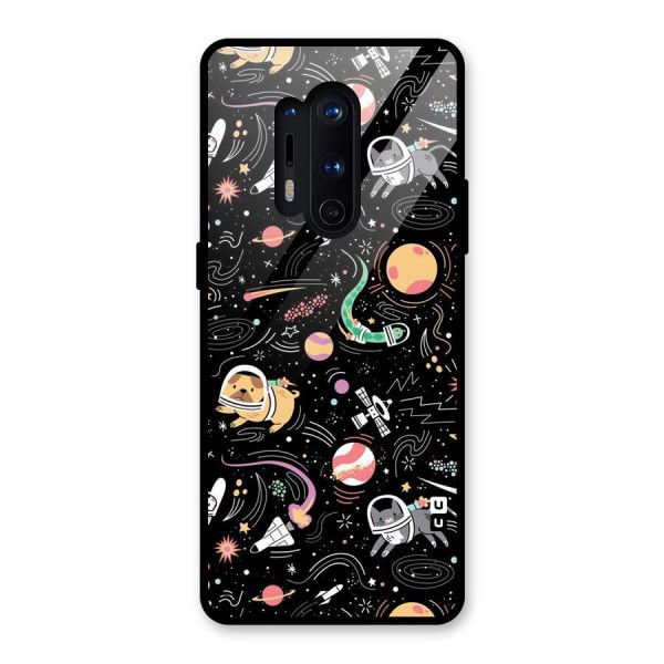 Dog Planetarium Glass Back Case for OnePlus 8 Pro