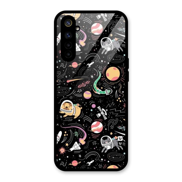 Dog Planetarium Glass Back Case for Realme 6