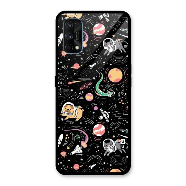 Dog Planetarium Glass Back Case for Realme 7 Pro