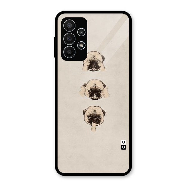 Doggo Moods Glass Back Case for Galaxy A23