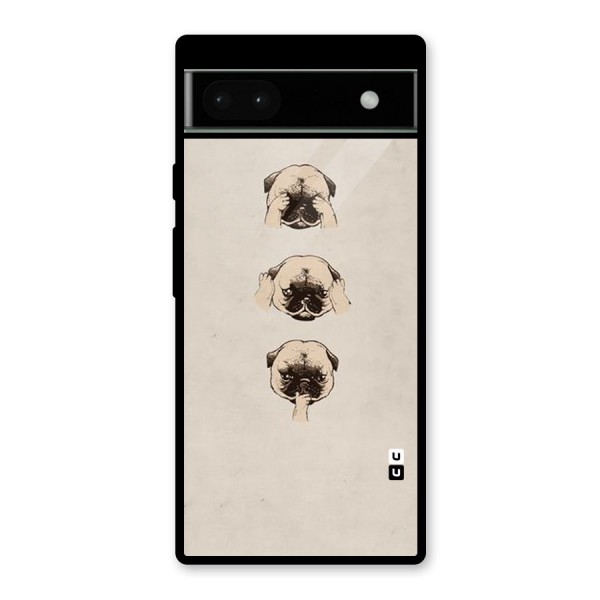 Doggo Moods Glass Back Case for Google Pixel 6a