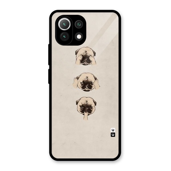 Doggo Moods Glass Back Case for Mi 11 Lite