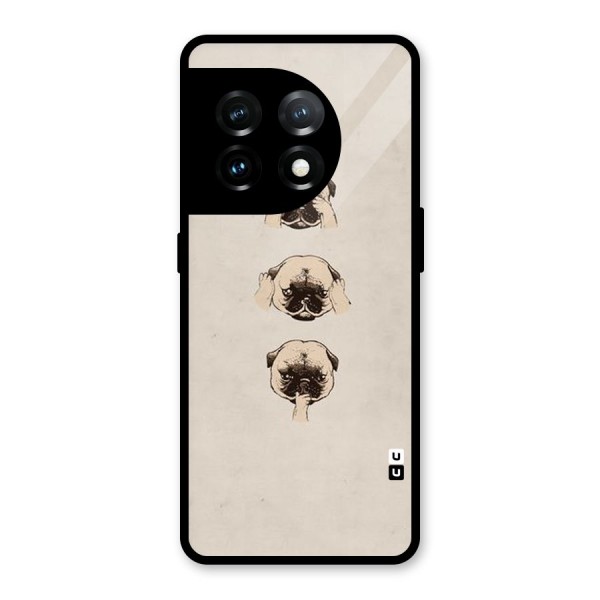 Doggo Moods Glass Back Case for OnePlus 11