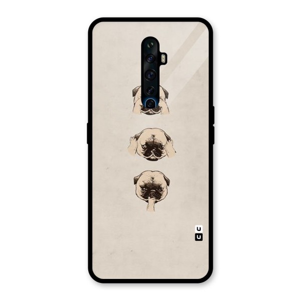 Doggo Moods Glass Back Case for Oppo Reno2 F