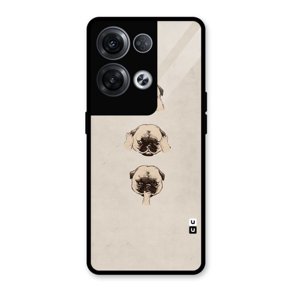Doggo Moods Glass Back Case for Oppo Reno8 Pro 5G