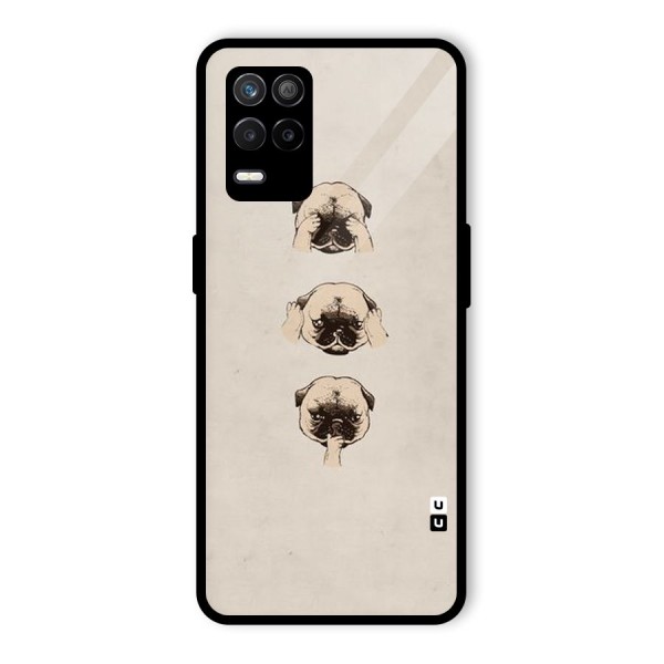 Doggo Moods Glass Back Case for Realme 9 5G