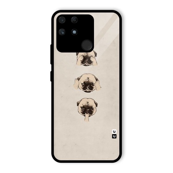 Doggo Moods Glass Back Case for Realme Narzo 50A