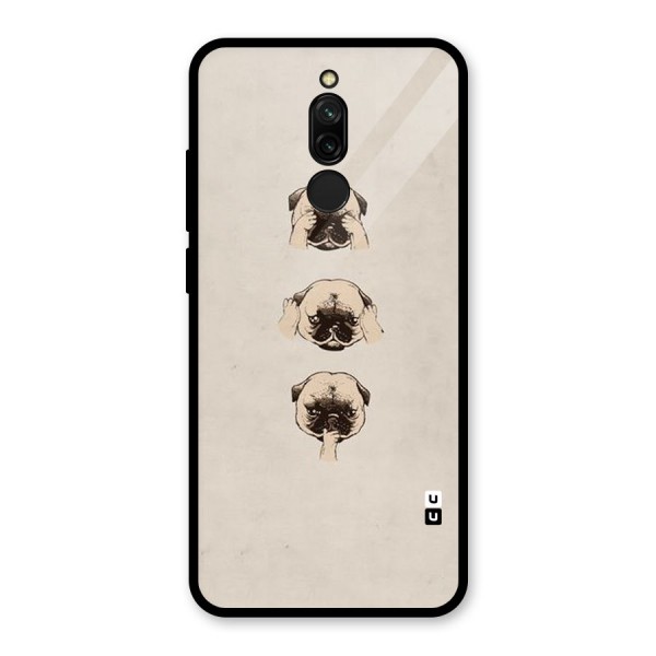 Doggo Moods Glass Back Case for Redmi 8