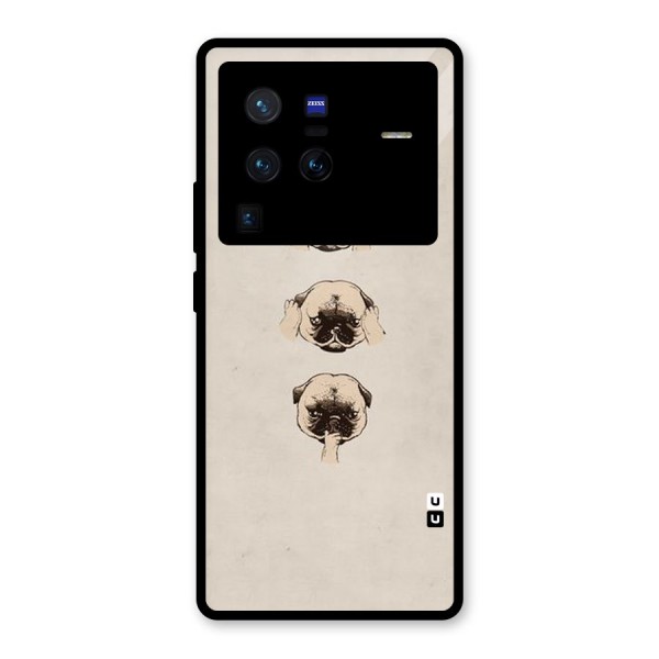 Doggo Moods Glass Back Case for Vivo X80 Pro