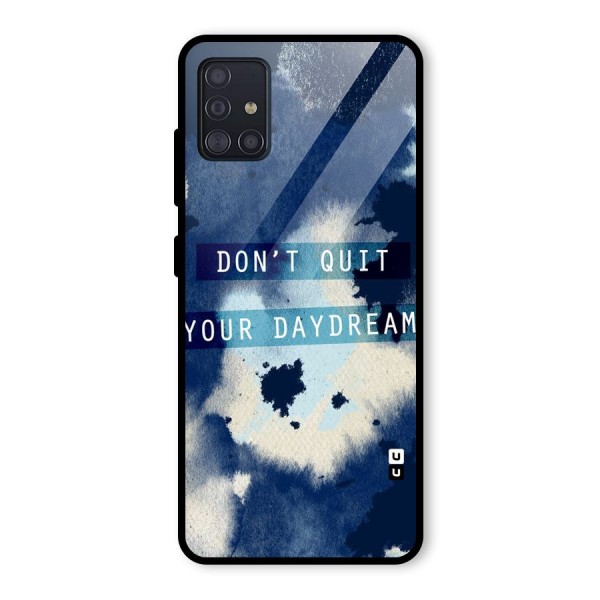 Dont Quit Glass Back Case for Galaxy A51