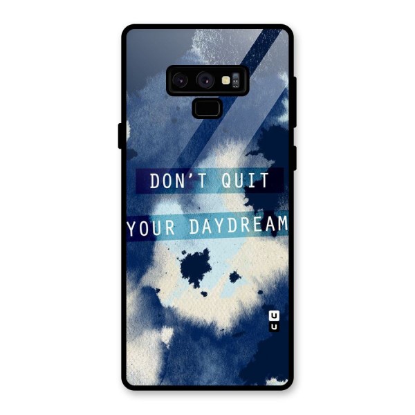 Dont Quit Glass Back Case for Galaxy Note 9