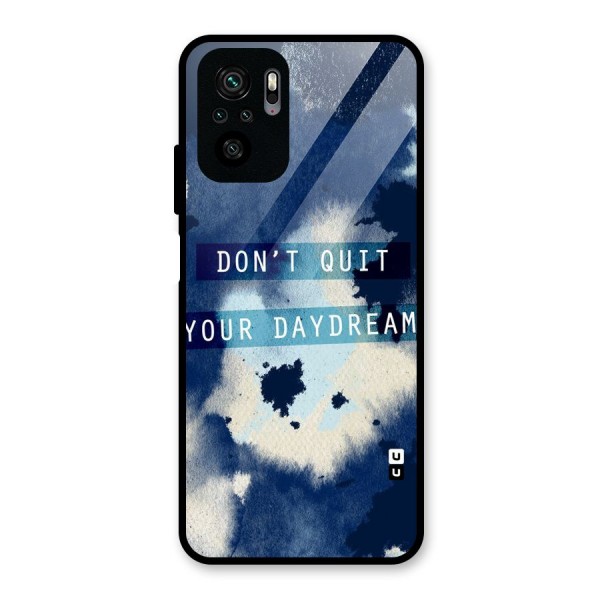 Dont Quit Glass Back Case for Redmi Note 10