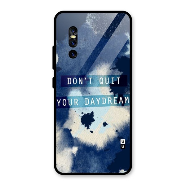 Dont Quit Glass Back Case for Vivo V15 Pro