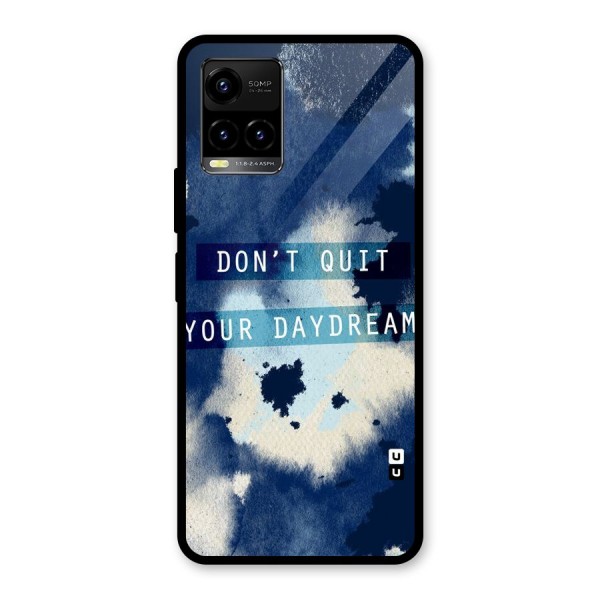 Dont Quit Glass Back Case for Vivo Y21 2021