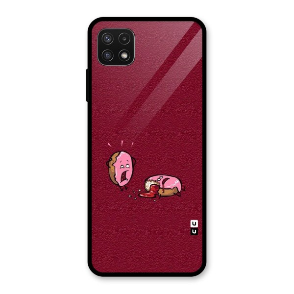 Donut Murder Glass Back Case for Galaxy A22 5G