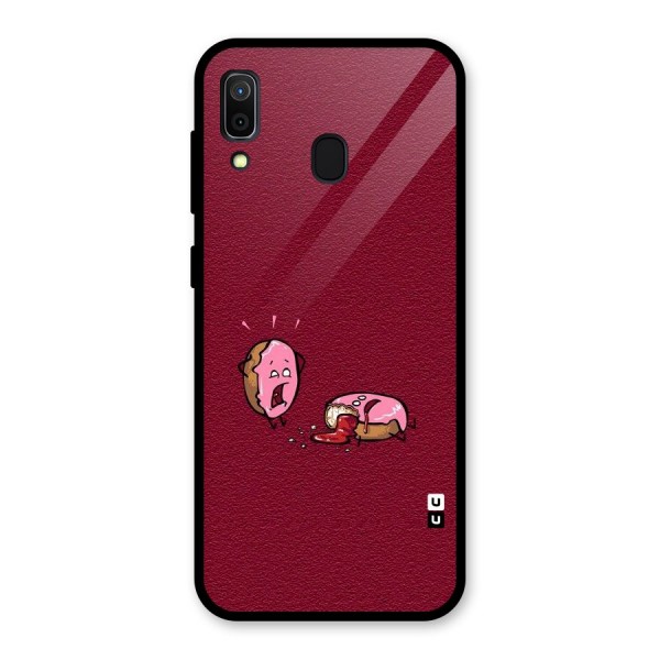 Donut Murder Glass Back Case for Galaxy A30