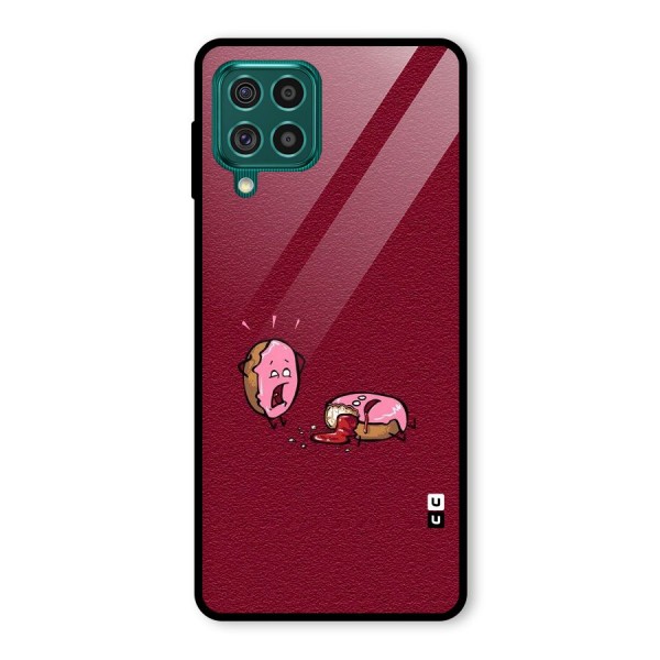 Donut Murder Glass Back Case for Galaxy F62