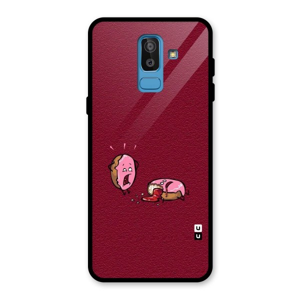 Donut Murder Glass Back Case for Galaxy J8