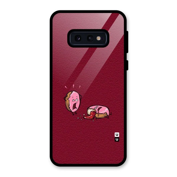 Donut Murder Glass Back Case for Galaxy S10e