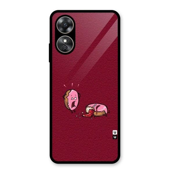 Donut Murder Glass Back Case for Oppo A17