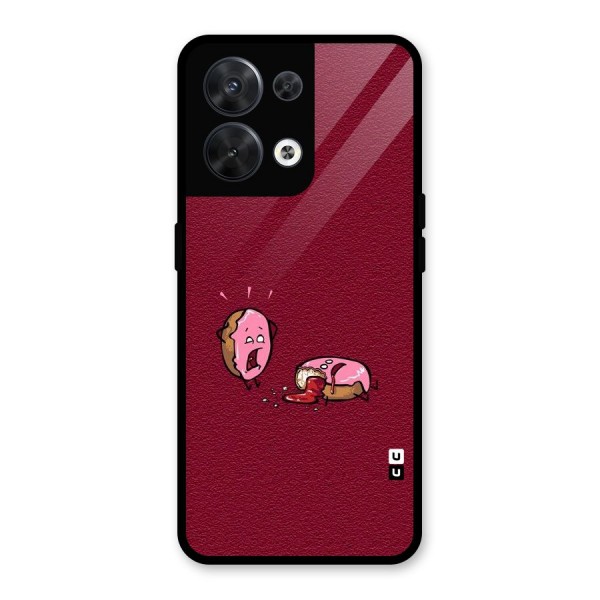 Donut Murder Glass Back Case for Oppo Reno8 5G