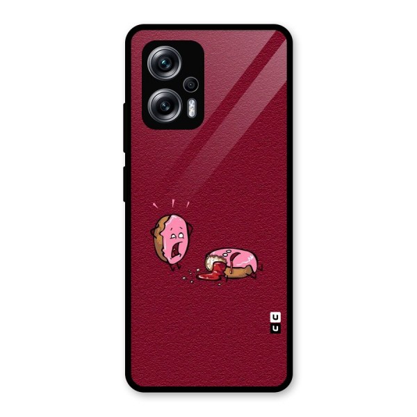 Donut Murder Glass Back Case for Redmi K50i