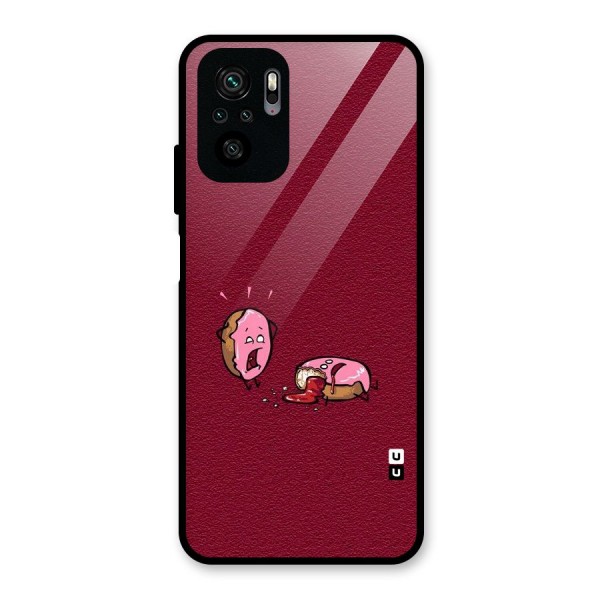 Donut Murder Glass Back Case for Redmi Note 10