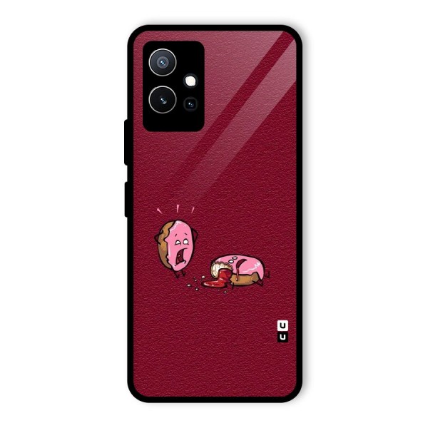 Donut Murder Glass Back Case for Vivo T1 5G