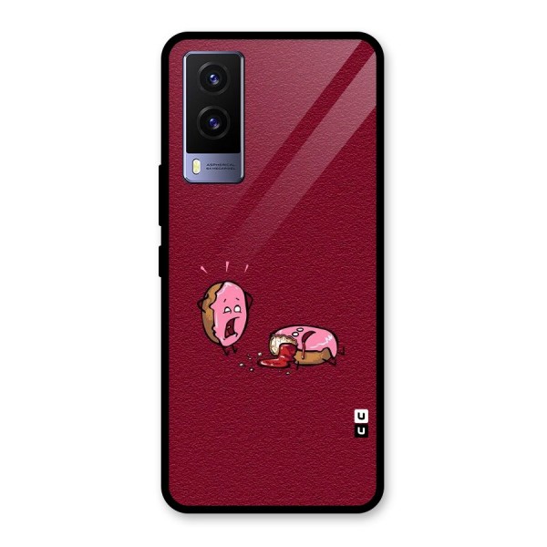 Donut Murder Glass Back Case for Vivo V21e 5G