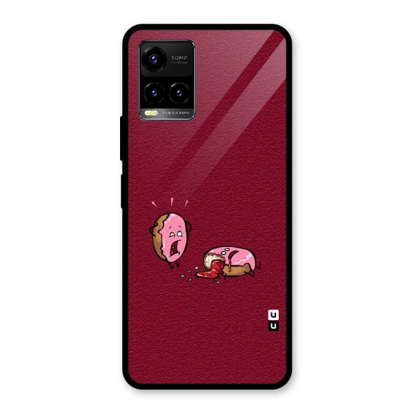 Donut Murder Glass Back Case for Vivo Y21G