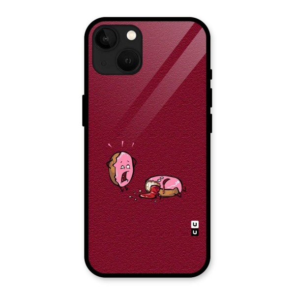 Donut Murder Glass Back Case for iPhone 13