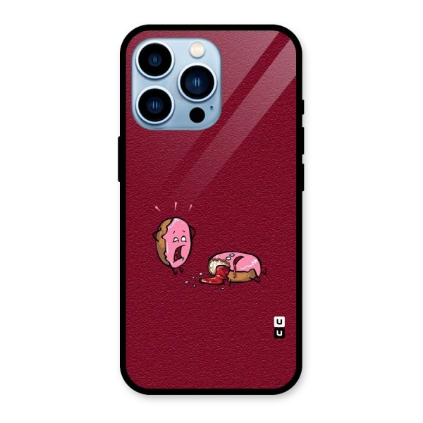 Donut Murder Glass Back Case for iPhone 13 Pro