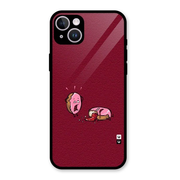 Donut Murder Glass Back Case for iPhone 14 Plus