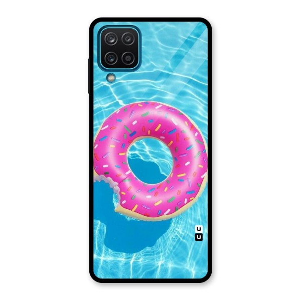 Donut Swim Glass Back Case for Galaxy A12