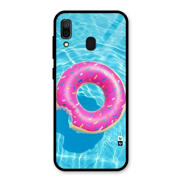 Donut Swim Glass Back Case for Galaxy A30