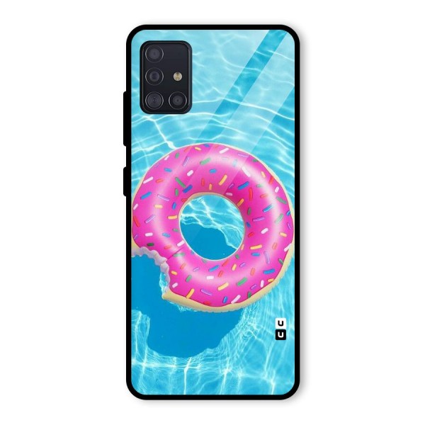 Donut Swim Glass Back Case for Galaxy A51