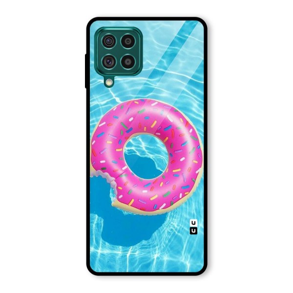 Donut Swim Glass Back Case for Galaxy F62