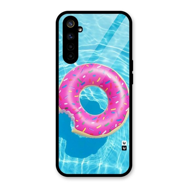 Donut Swim Glass Back Case for Realme 6